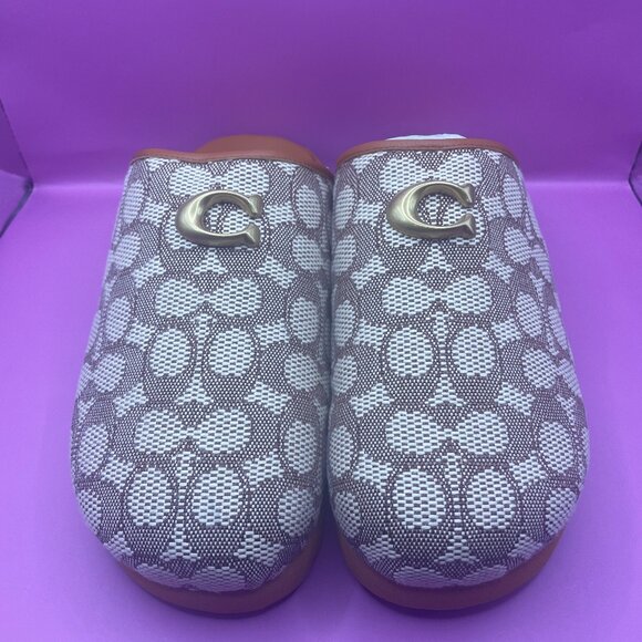 COACH JACQUARD SLIPPERS (10) - Picture 1 of 12